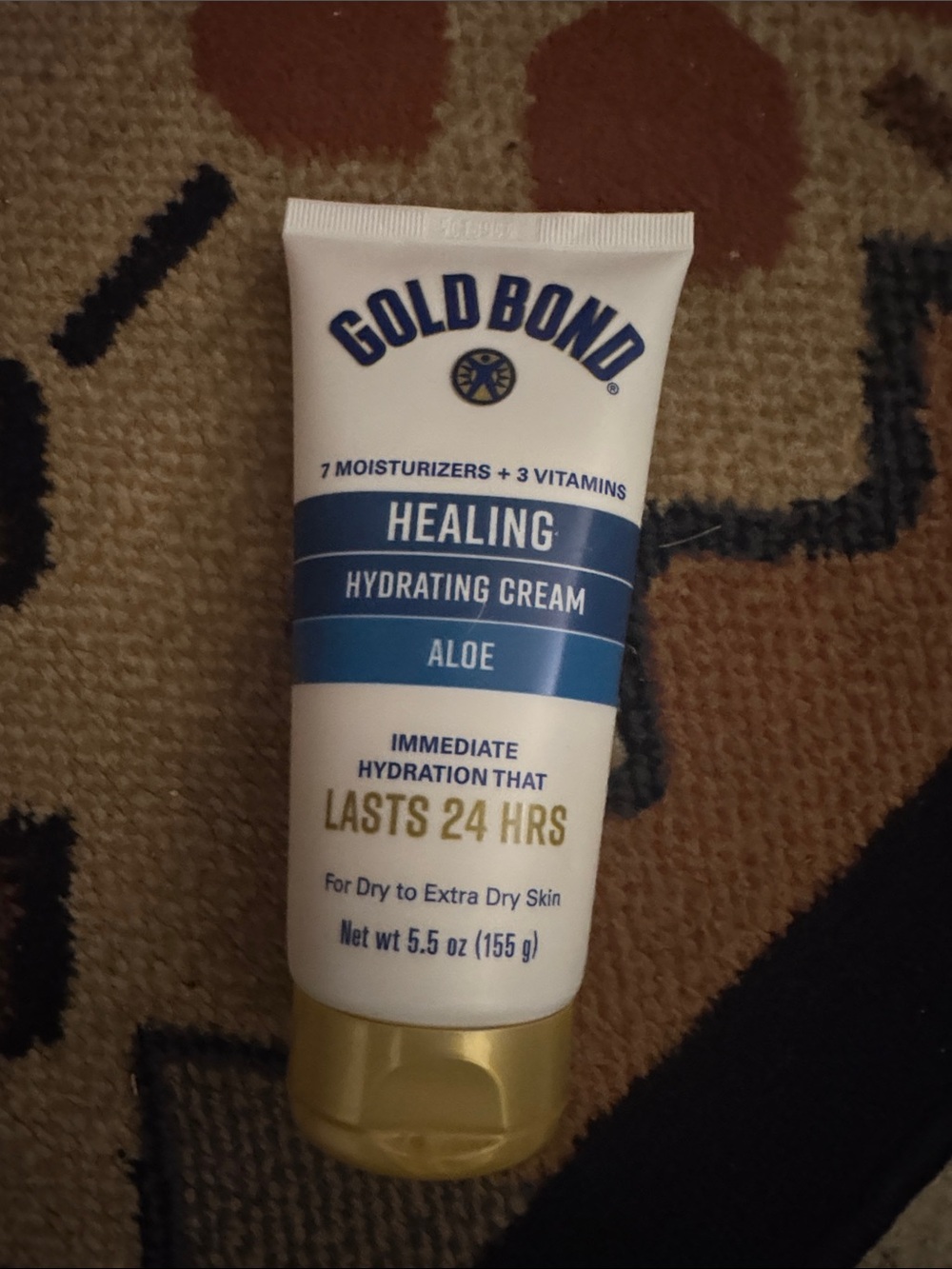 Gold Bond Healing Hydrating Cream Aloe - White & Blue